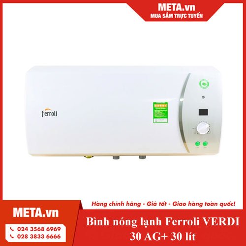 Bình nóng lạnh Ferroli VERDI 30 AG+