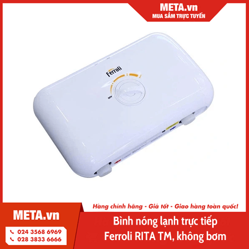 Bình nóng lạnh trực tiếp Ferroli RITA TM (không bơm)