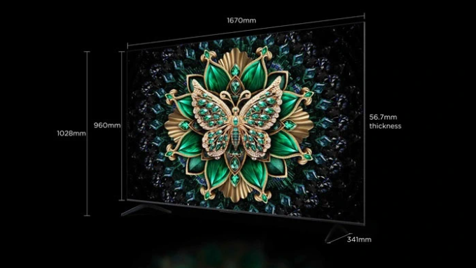 Tivi TCL 75 inch QD-MiniLED 75C6K
