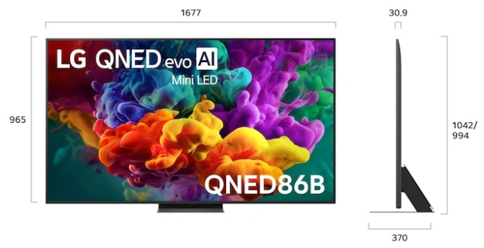 Smart Tivi LG QNED Evo AI 4K 75 inch 75QNED86BSA