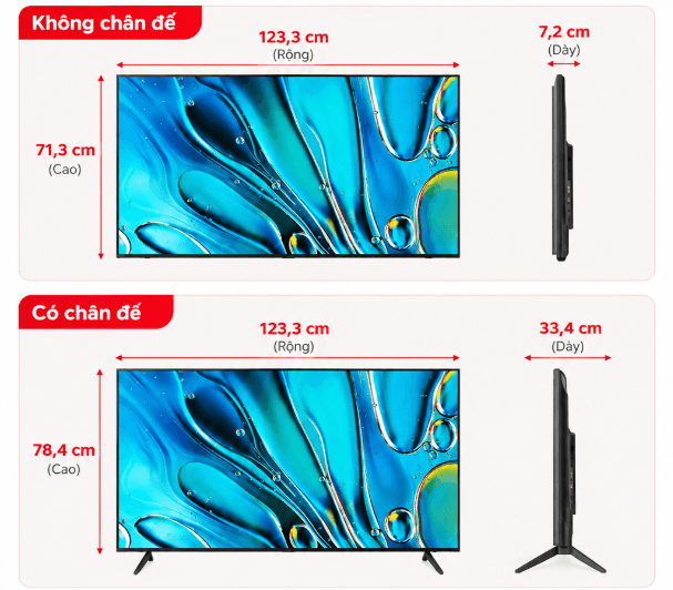 Google tivi Sony 4K 55 inch K-55S30