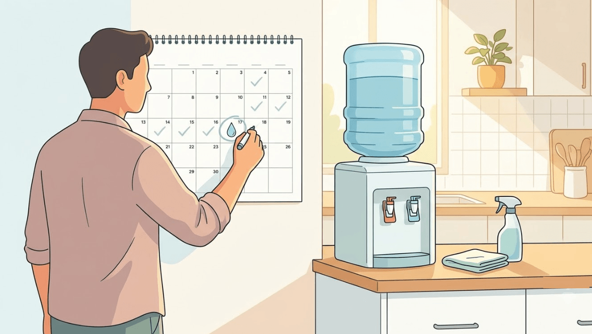 Bao lâu nên vệ sinh cây nước nóng lạnh một lần?