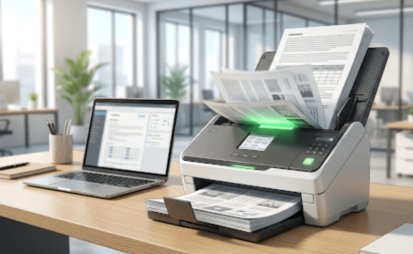 Scan bằng máy scan chuyên dụng